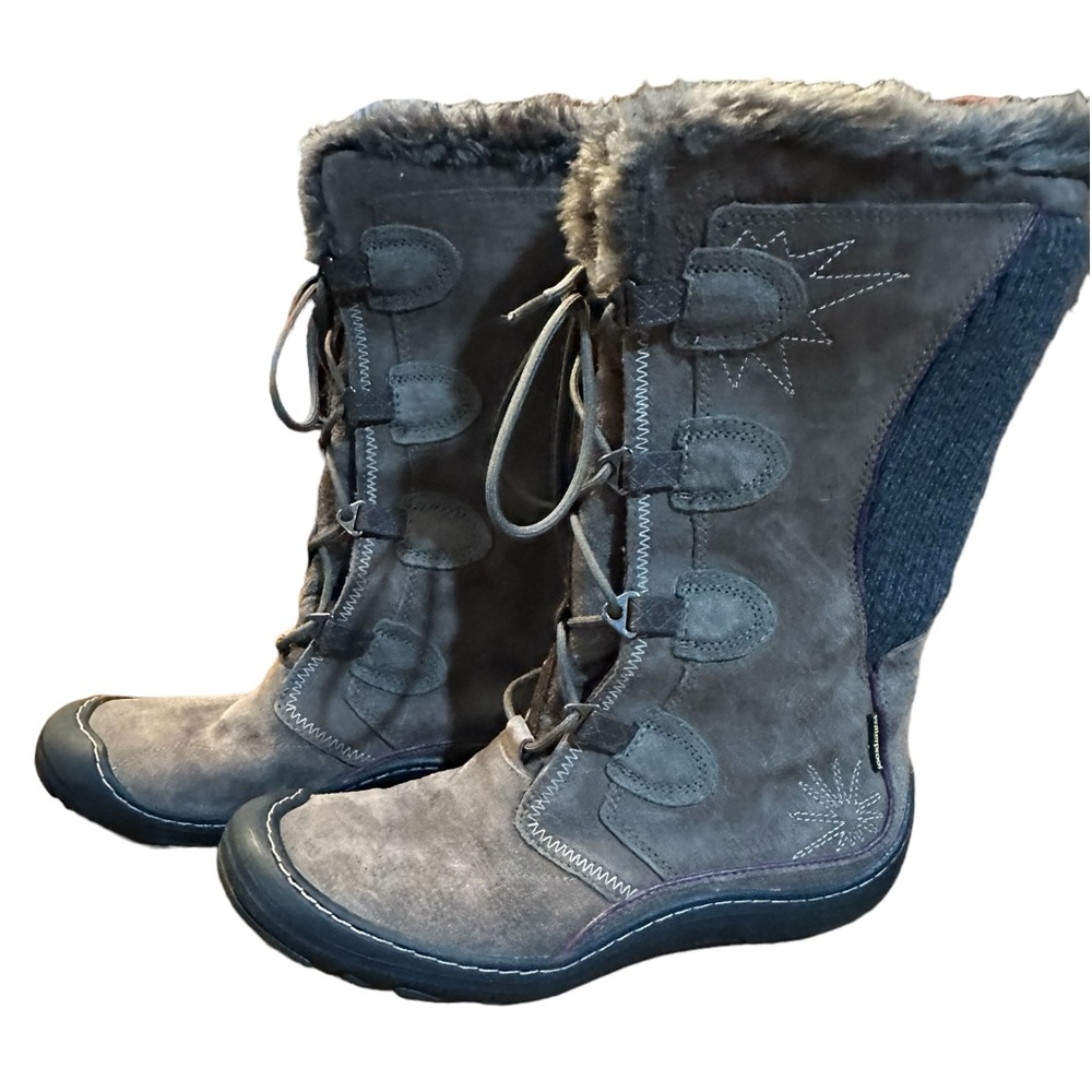 Privo waterproof Leather Women’s boots Lace-up Size 9M